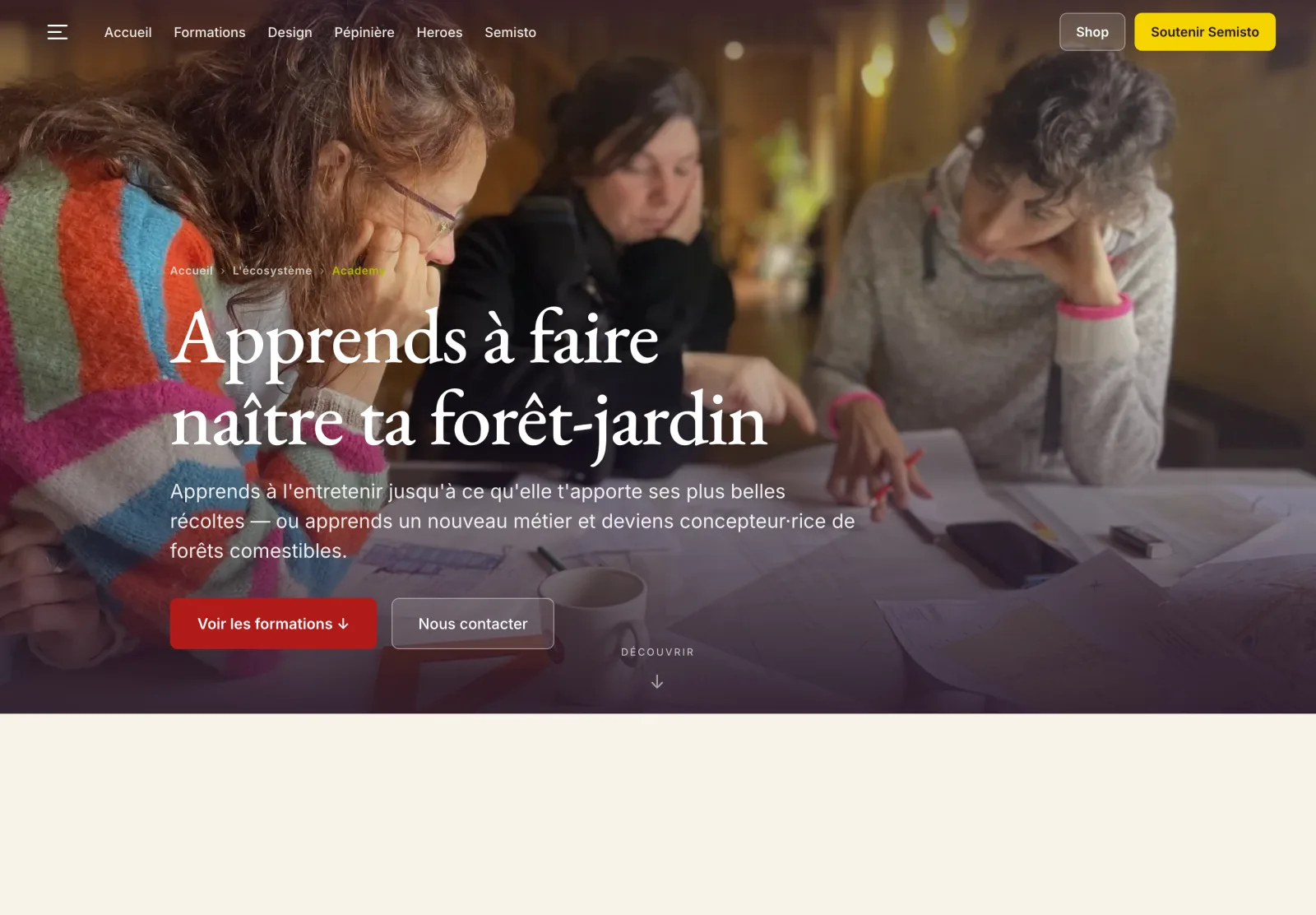 Page Academy : « Apprends à faire naître ta forêt-jardin »